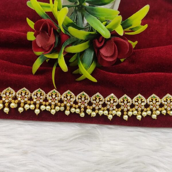high quality.. matt finished czss chain vaddanam...