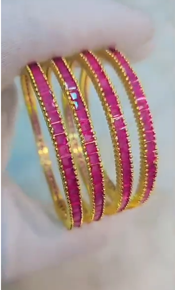 American diamond Premium quality bangle set Amazing finish shine like real diamonds 💎👌🏼