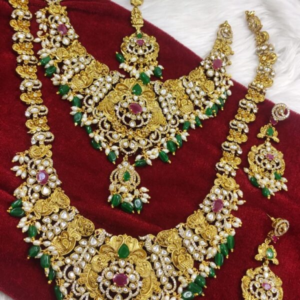 high quality nakshi semi bridal set..